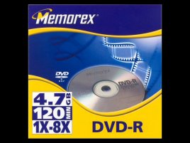 DVD-R Memorex Part Nr. 854118 - zepředu