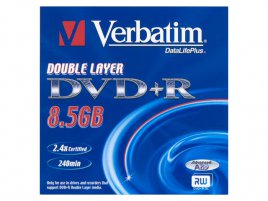DVD+R DL Verbatim DataLifePlus Advanced AZO - zepředu