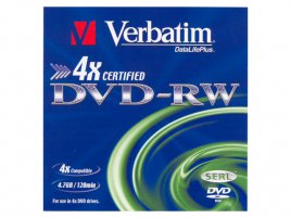 DVD-RW Verbatim DataLifePlus SERL - zepředu