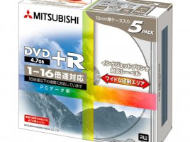 Mitsubishi DVD+R 16× médium