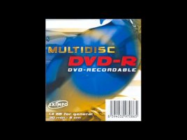 DVD-R Multidisc 1.4 GB / 30 min 8 cm - zepředu