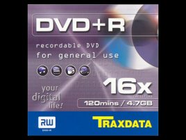 DVD+R Traxdata your digital life! - zepředu