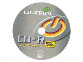 CD-R Gigatain  - zepředu