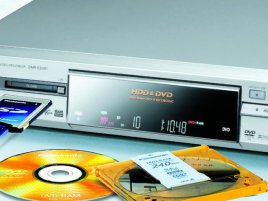 Panasonic DMR-E500H s DVD-ROM a SD kartami