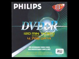 DVD+R Philips DR4S8J20C/00 - zepředu