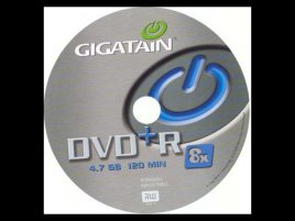 DVD+R Gigatain  - zepředu