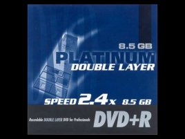 DVD+R DL Platinum for Professionals - zepředu