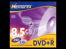 DVD+R DL Memorex Part No. 868122 - zepředu
