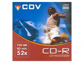 CD-R C.D. Video SpA CDV  Tech on the move - zepředu