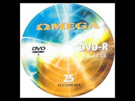 DVD-R Omega  - zepředu