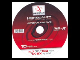 DVD-R Redstar  - zepředu