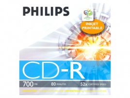 CD-R Philips inkjet printable - zepředu