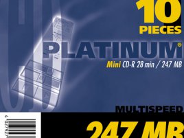 CD-R Platinum 247MB/28min