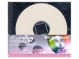 CD-R Bell Technology Printable! excellent white - zepředu