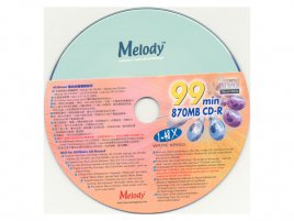 CD-R Melody Platinum 99 minut - zepředu