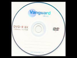 DVD-R Vanguard Disc Inc.  - médium