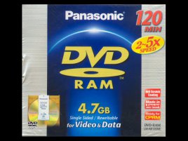 DVD-RAM Panasonic Type 2 - zepředu