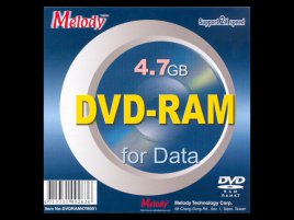 DVD-RAM Melody DVDRAM 47M001 - zepředu