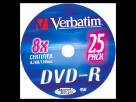 DVD-R Verbatim Advanced AZO - zepředu