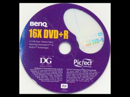 DVD+R BenQ DG Picfect - zepředu