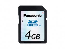 Panasonic SDHC card 4 GB