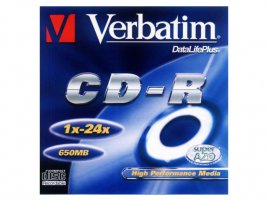 CD-R 74min 24× Verbatim front