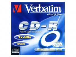 Verbatim CD-R80 24× UltraLife Plus Super AZO front
