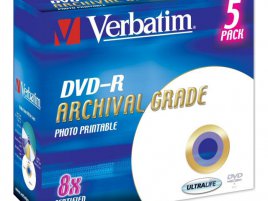 Verbatim Archival Grade DVD-R krabička