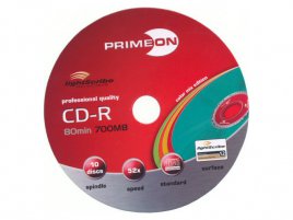 CD-R Primeon LightScribe - zepředu