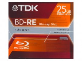 BD-RE TDK BD-RE25JC2XE Durabis 2 - zepředu