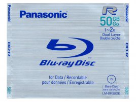 BD-R Panasonic LM-BR50DE - zezadu