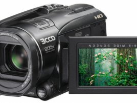 JVC GZ-HD3 otevřená