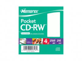 CD-RW Memorex 210MB Part No. 832045C - zepředu