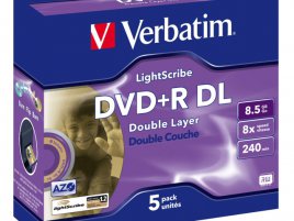 Verbatim DVD+R DL 8x LightScribe