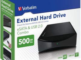 Verbatim eSATA USB HDD 500GB