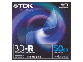 BD-R TDK BD-R50JC4EB Durabis 2 - zepředu