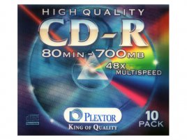 Plextor CD-R 80 Hign Quality 48× front