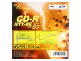 CD-R 80m 48× Bell HTY-SE Gold front