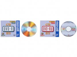 Maxel DVD-R 4×, DVD-RW 2×
