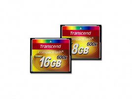 Transcend CF 600× 16GB a 8GB