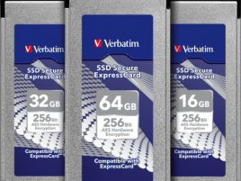 Verbatim secure SSD ExpressCard