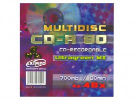 CD-R 80 Multidisc Ultragreen MX 48× front