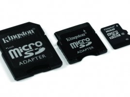 Kongston microSDHC 16GB Class10 s adptéry