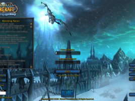 World of Warcraft - login obrazovka