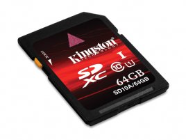 Kingston SDXC 64 GB Class 10