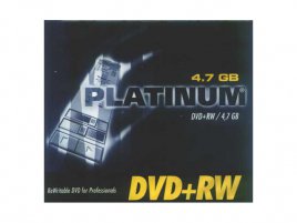 DVD+RW Platinum for Professionals MULTISPEED - zepředu