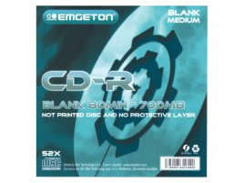 CD-R emgeton blank medium - zepředu