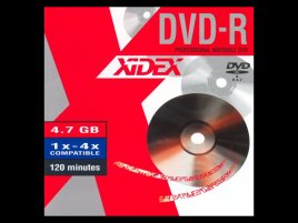 DVD-R XIDEX XDVD-R4X10B.0703 - zepředu