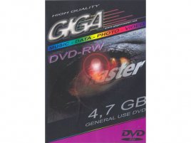 DVD-RW GIGA master general use DVD - zepředu