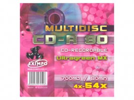 CD-R 80 Multidisc 54× Ultragreen MX front